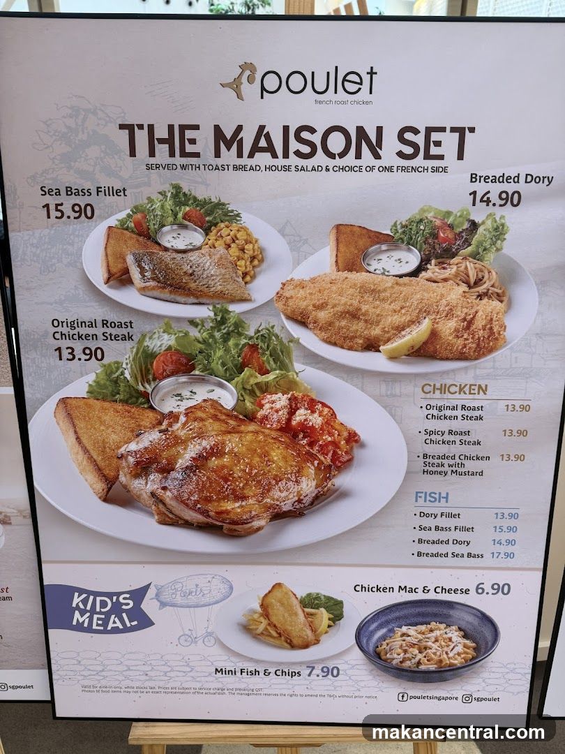 The Maison Set Menu