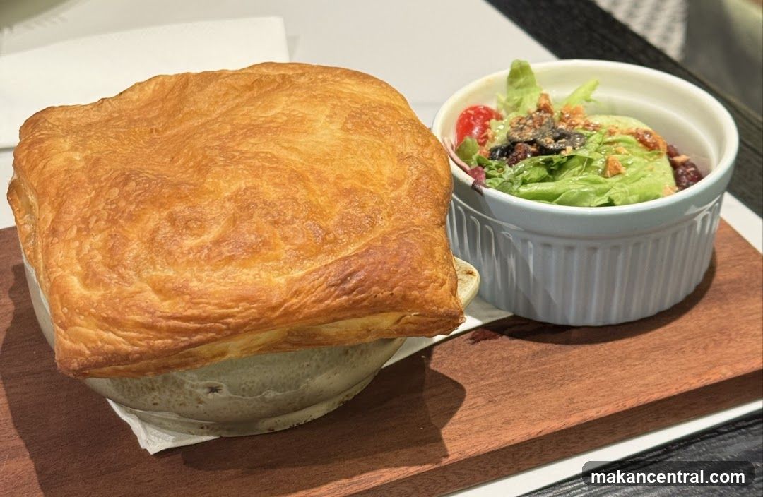 Pot Pie and Salad