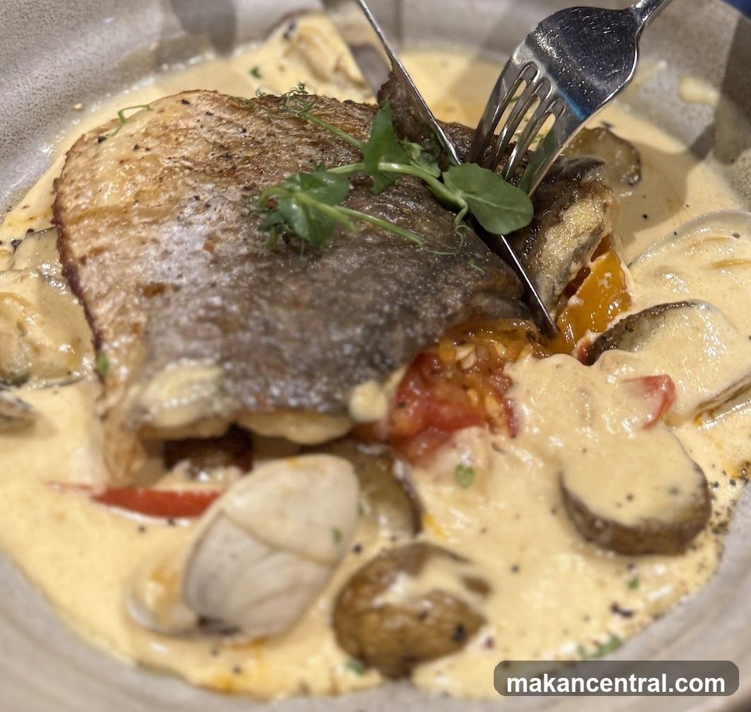 Fish Dish with Cream Sauce