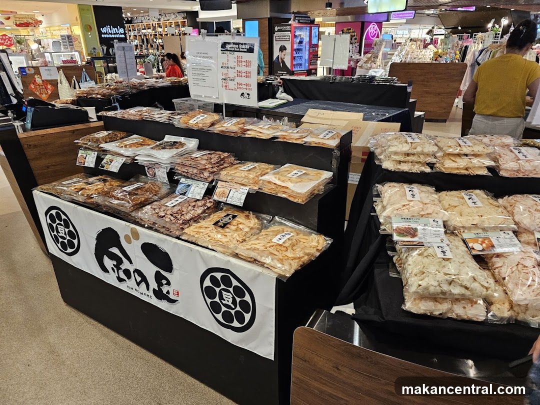 Dried Seafood and Snacks Display