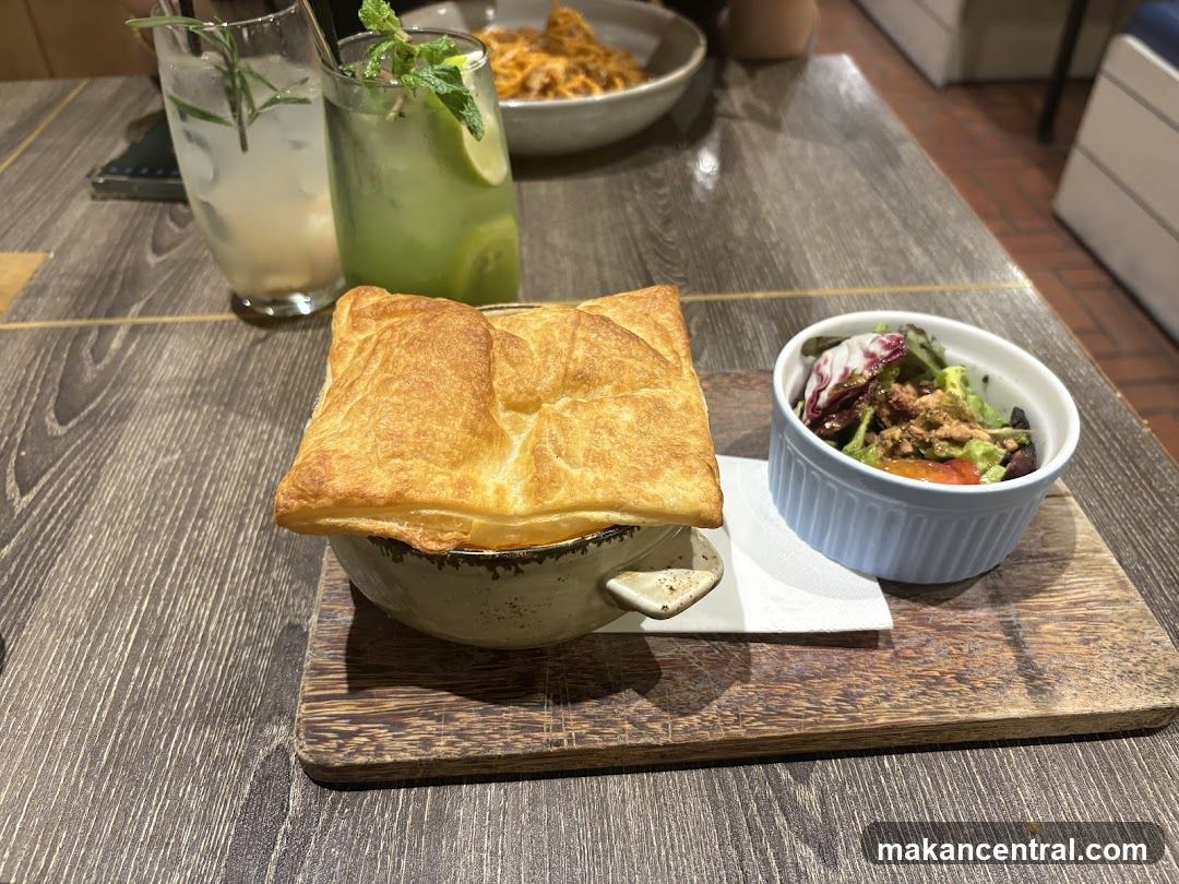 Savory Pie and Salad