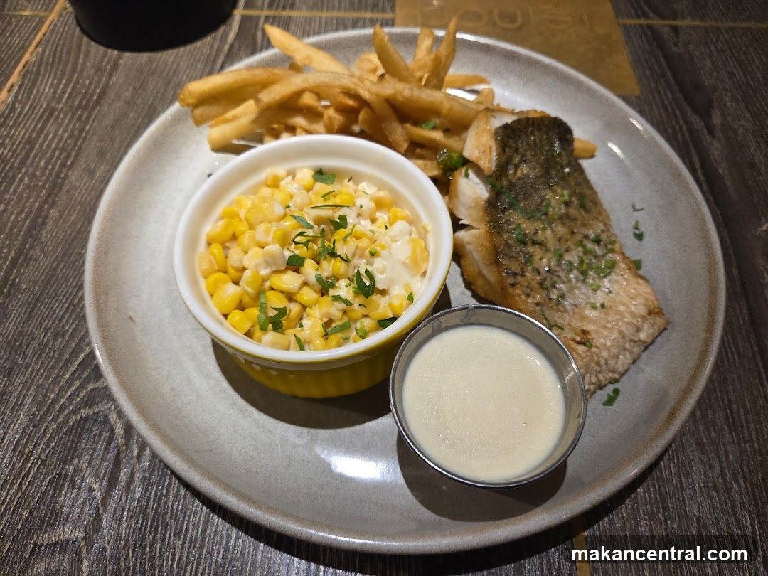 Fish and Chips with Corn
