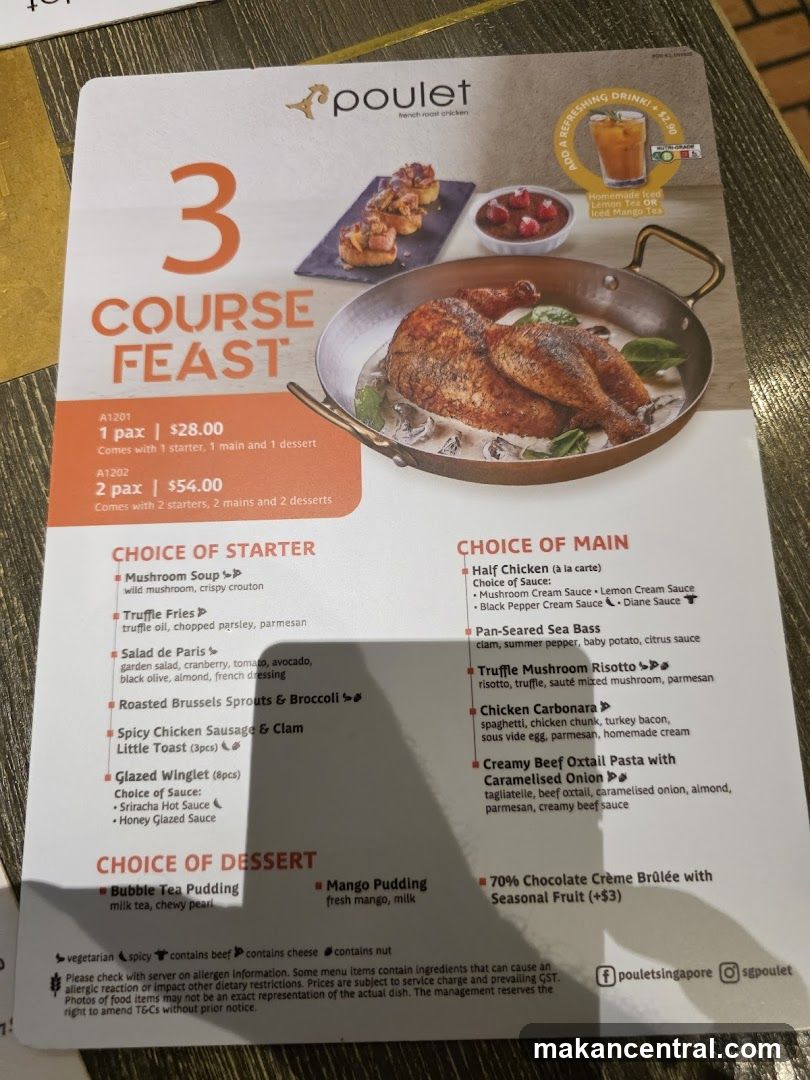 3 Course Feast