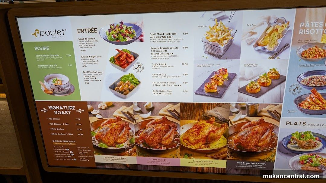 Poulet Menu