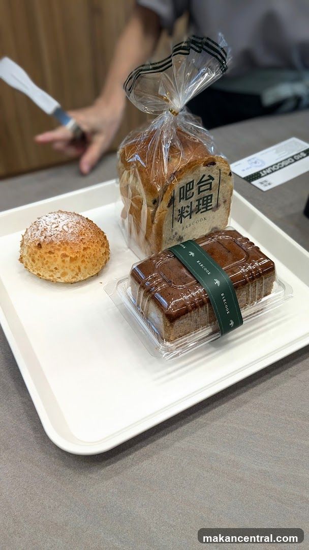 Bakery Items on a Tray