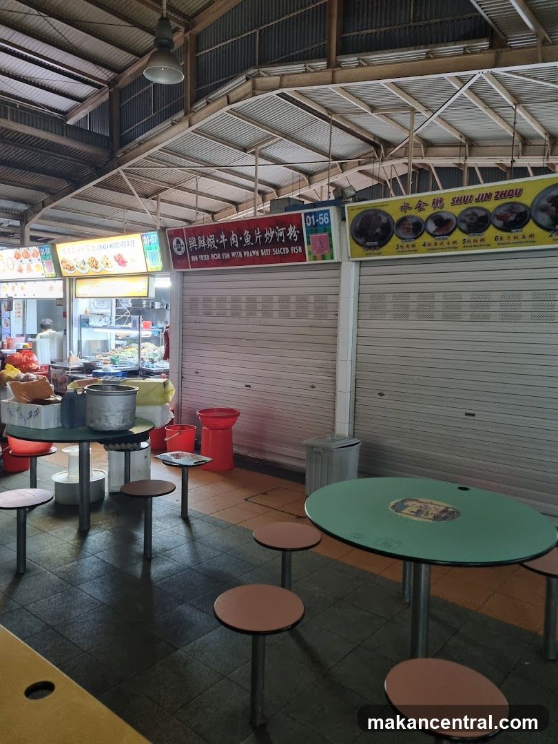 Food Stalls in a Market