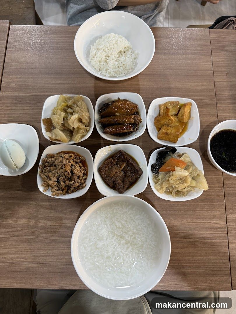 Meal with Rice and Congee