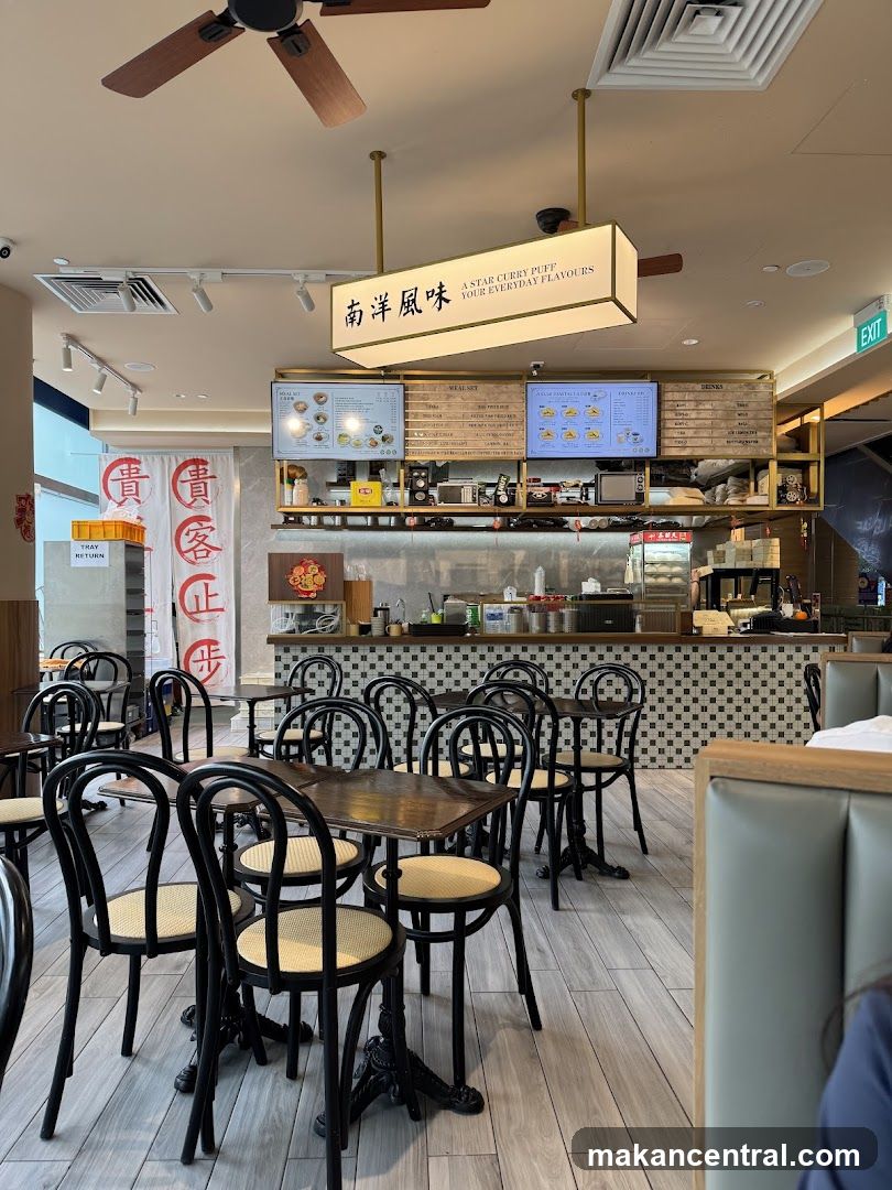 Restaurant Interior with Menu Boards