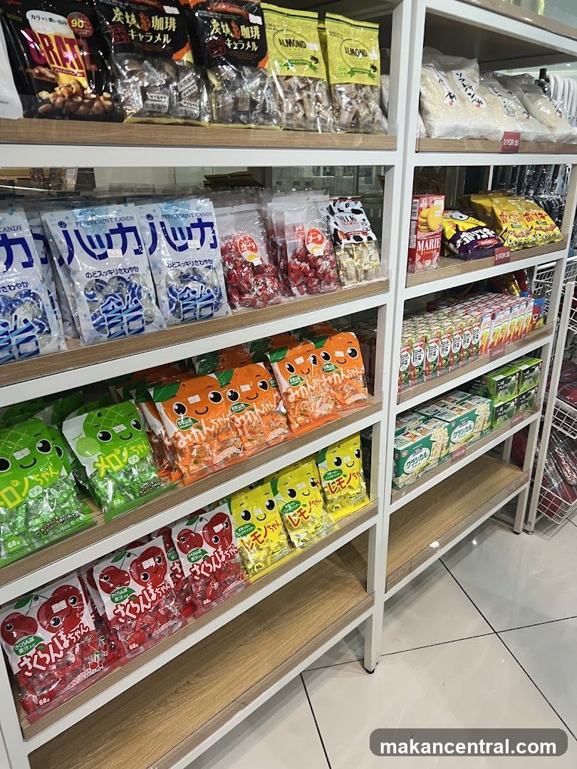 Assortment of Candies and Snacks