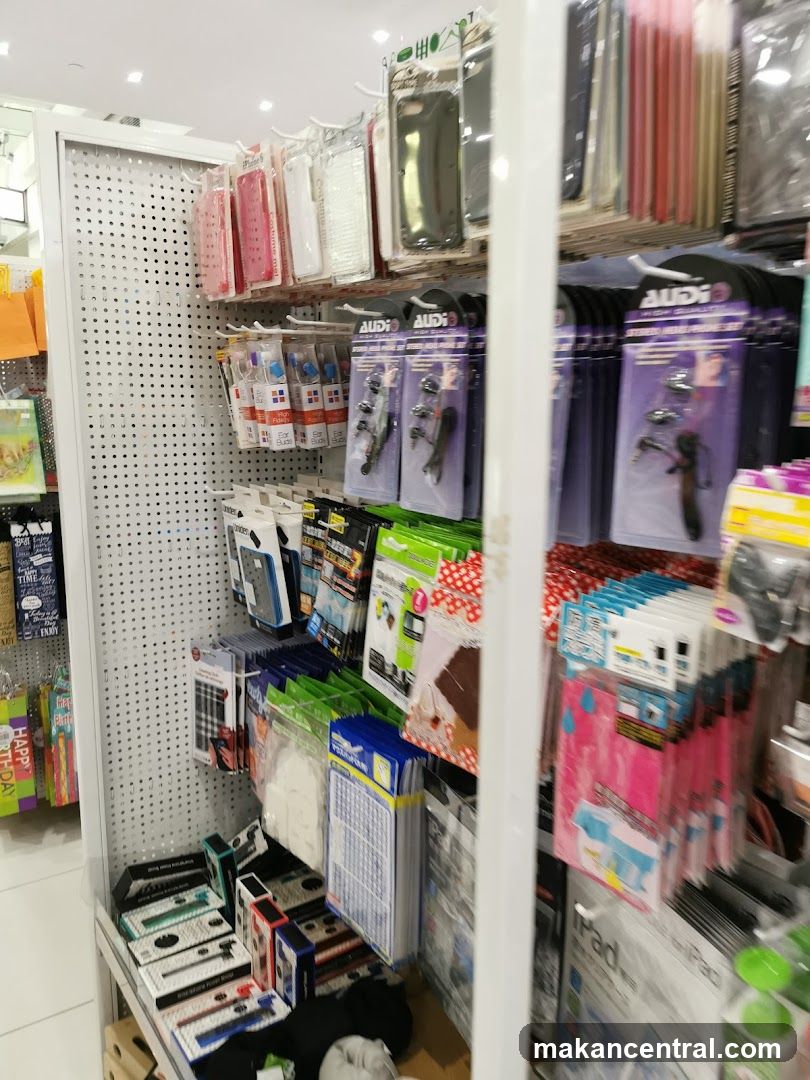 Store Display of Electronics Accessories