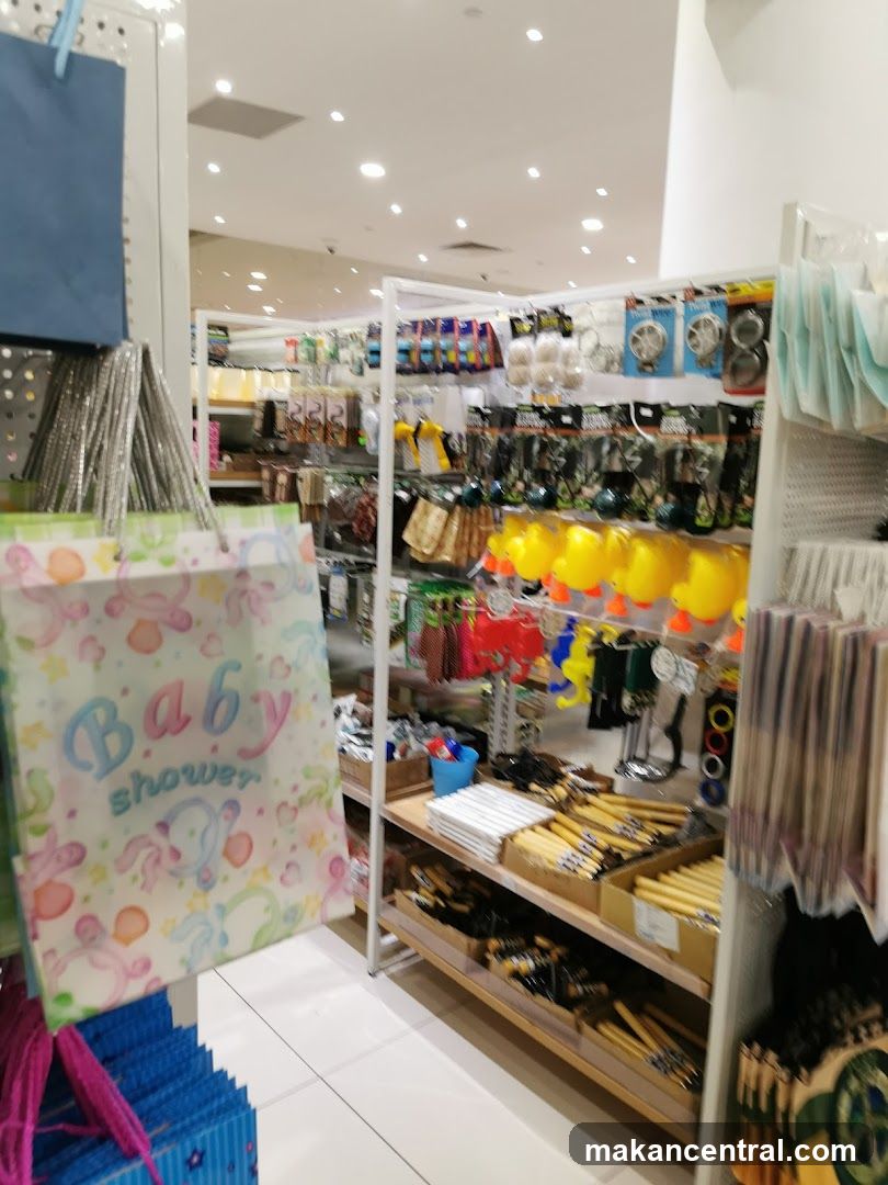 Store Interior with Various Goods