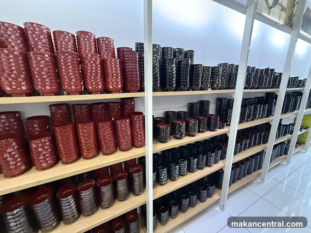 Shelves of Bowls