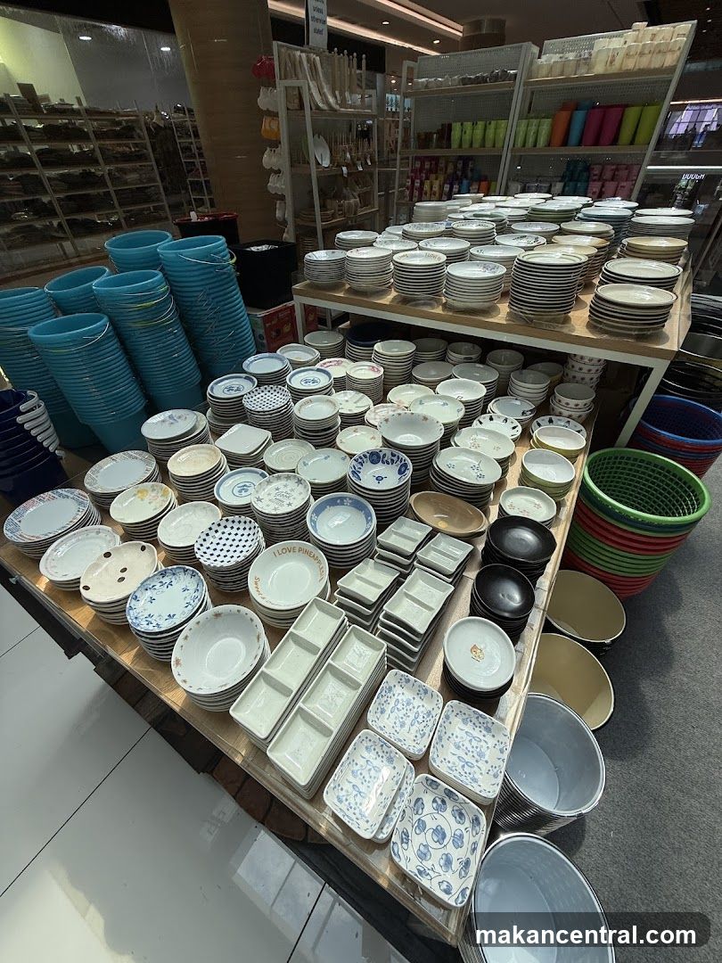 Assortment of kitchenware and storage containers