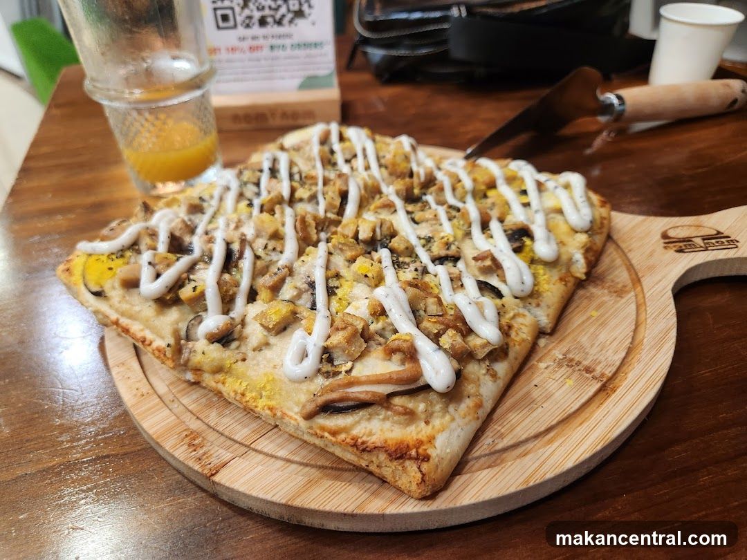 Square Pizza with Toppings