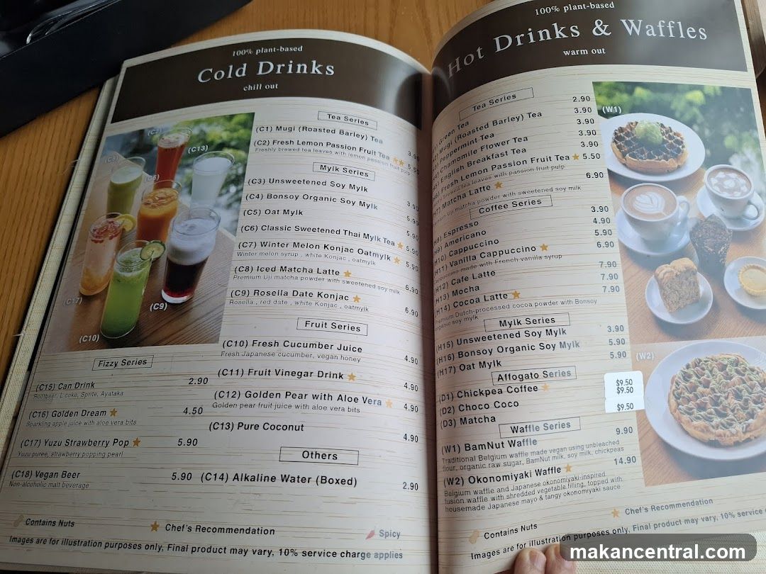Cold Drinks & Hot Drinks & Waffles
