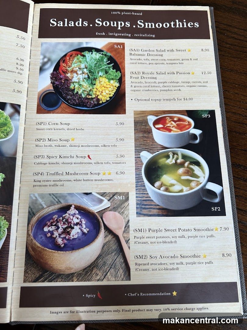 Salads. Soups. Smoothies