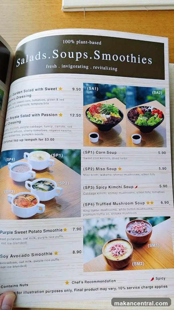 Salads. Soups. Smoothies