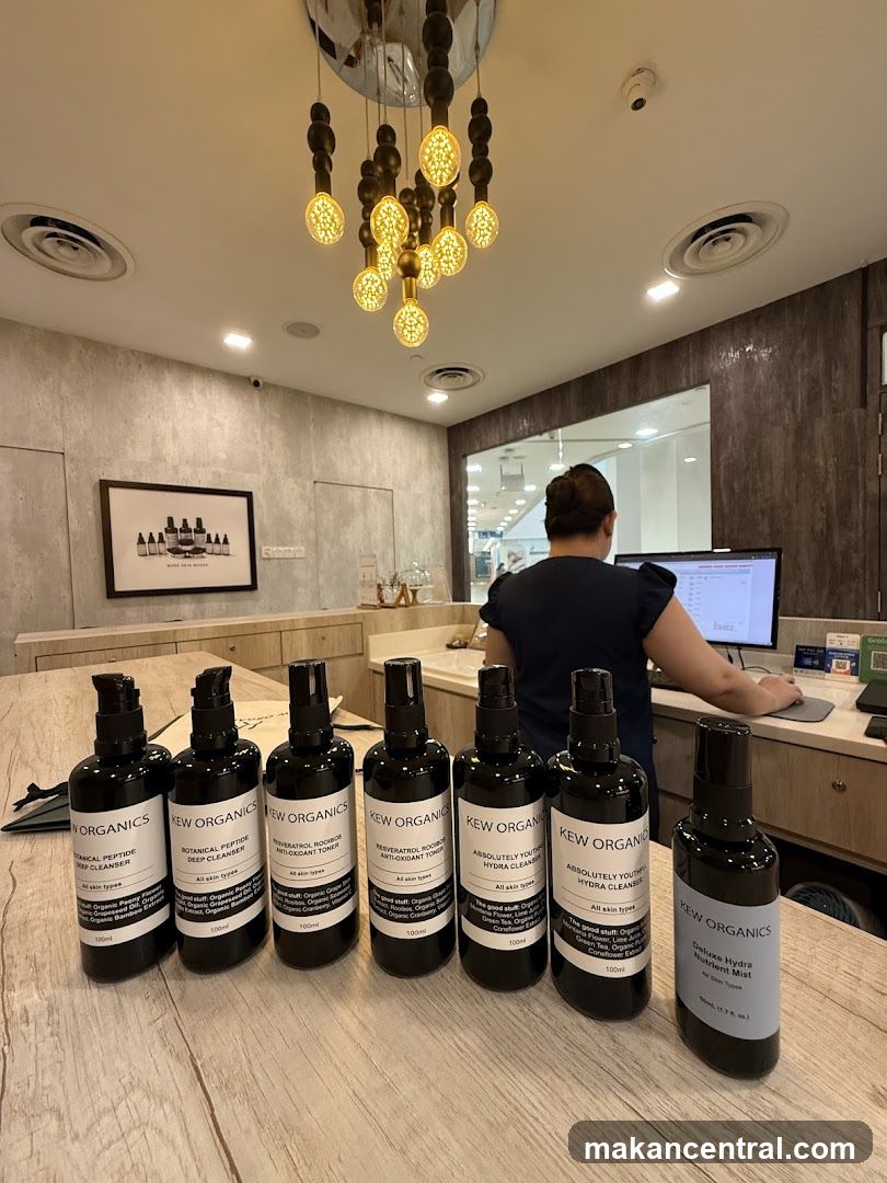 Skincare Products Display