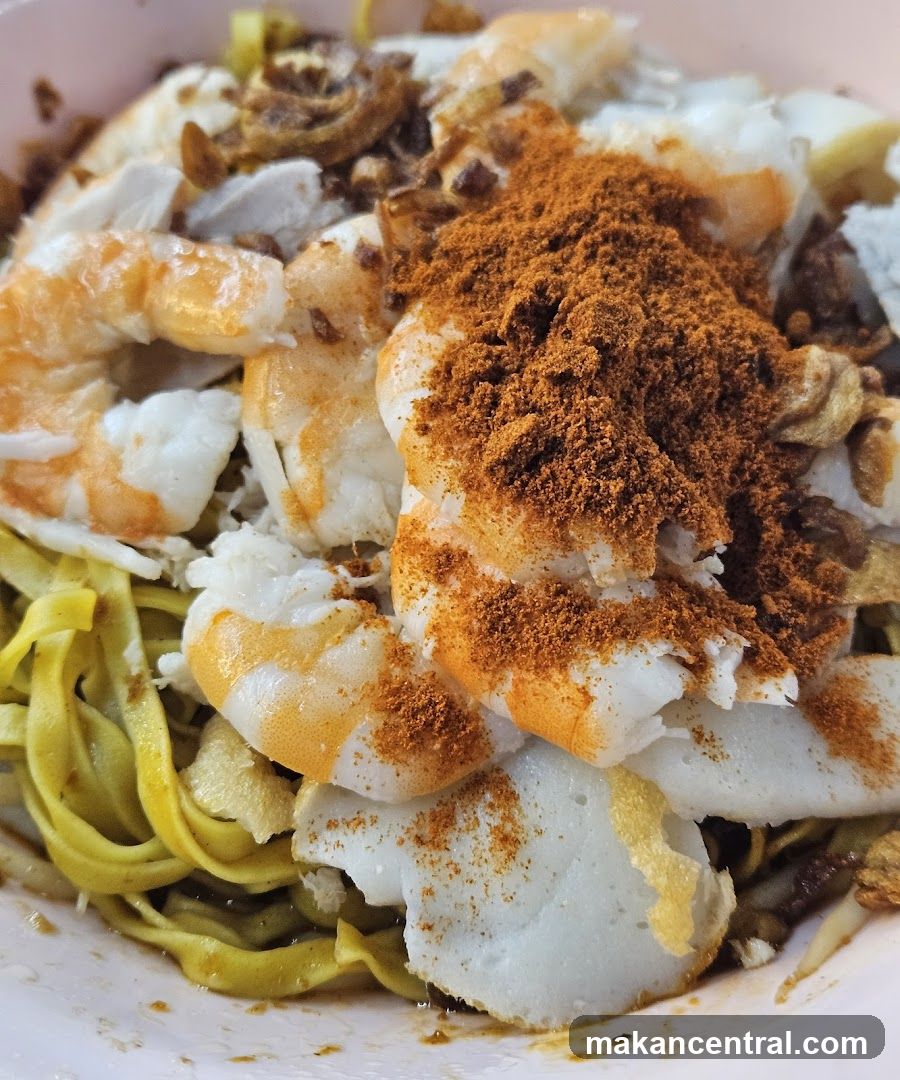 Shrimp and Noodles Dish