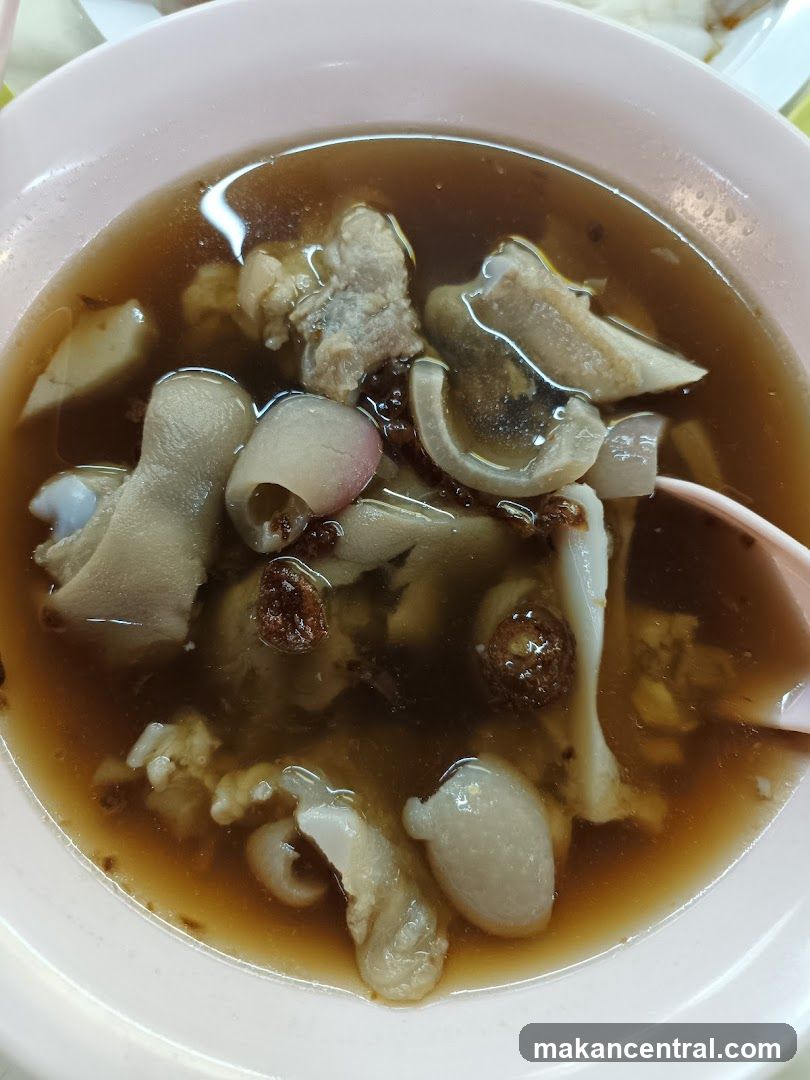 Bowl of Braised Pork Belly Soup