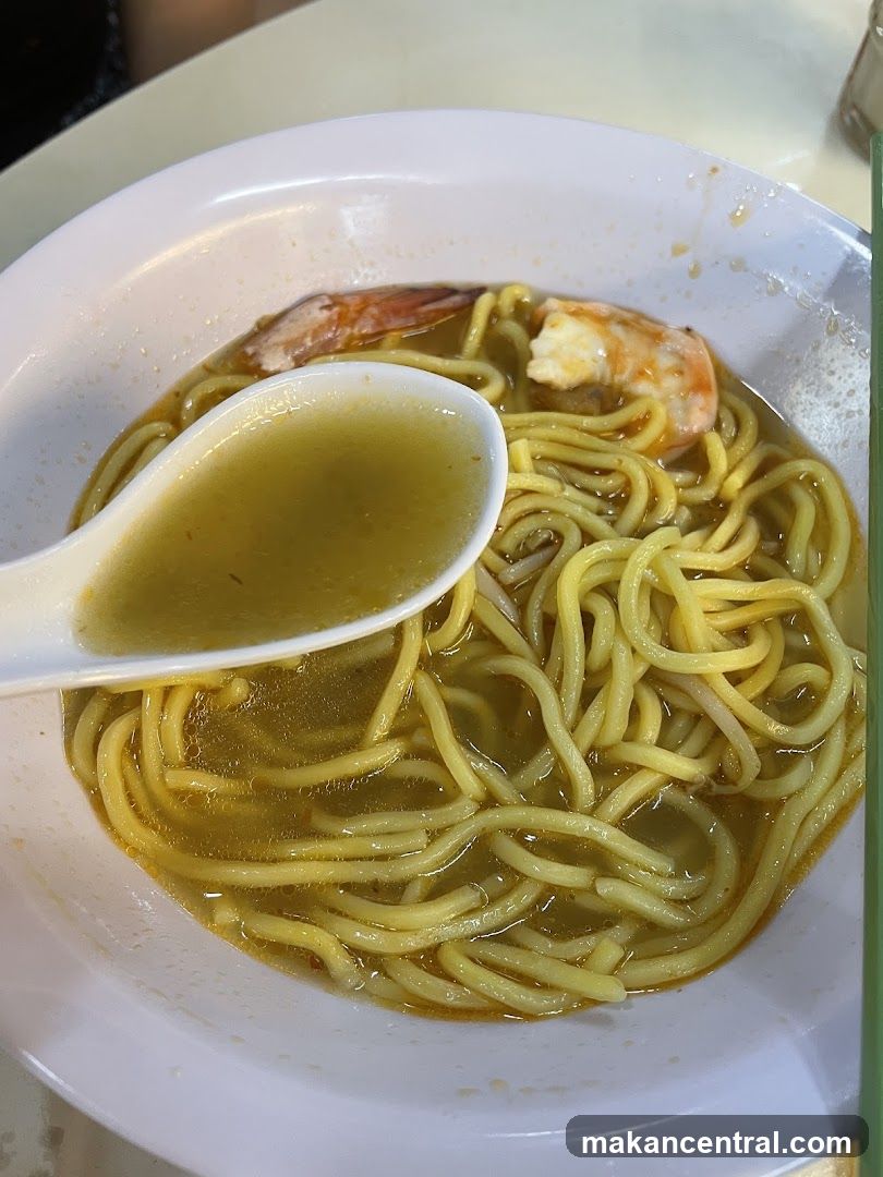 Noodle Soup with Shrimp