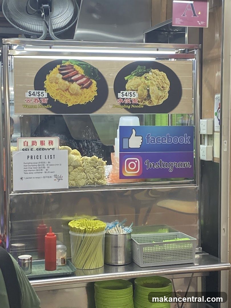 Noodle Stall Display