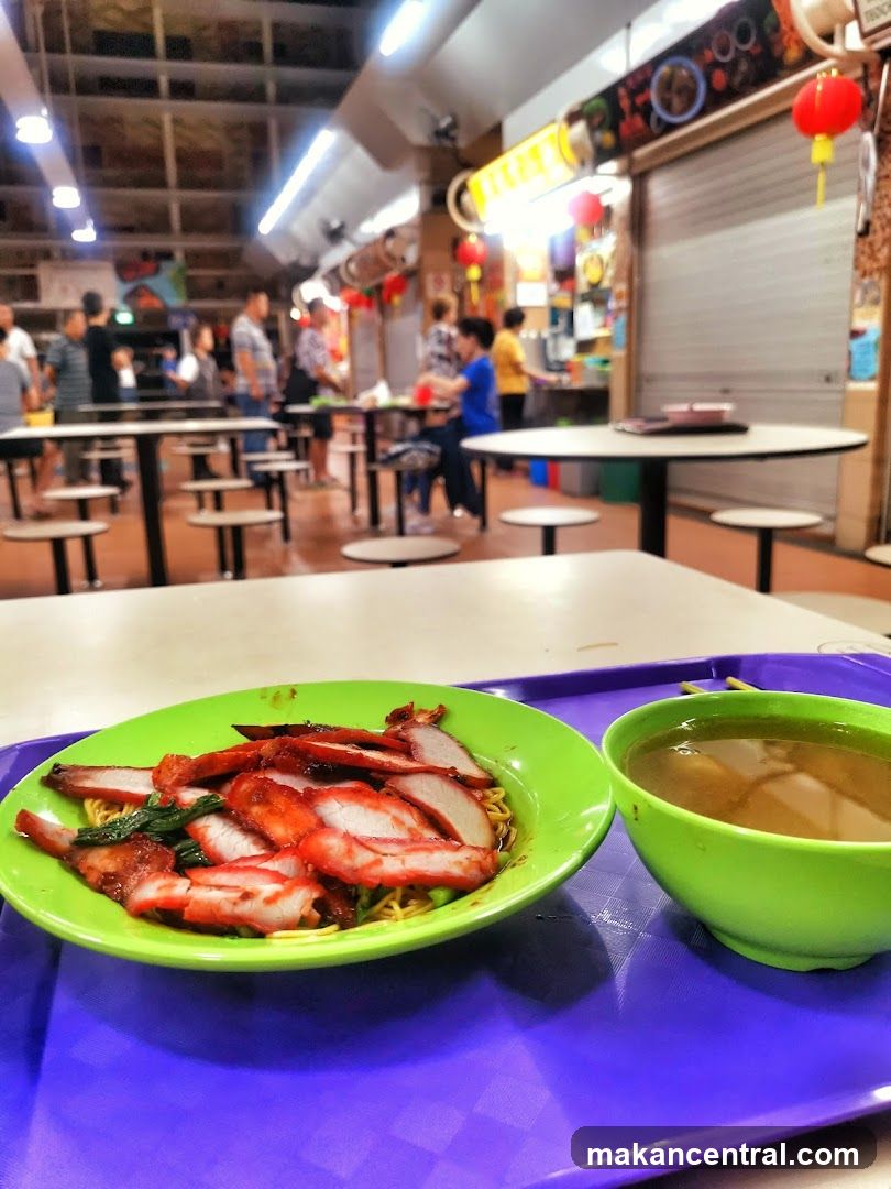 Food Stall in a Busy Market