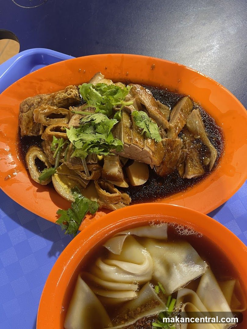 Braised Duck and Wontons