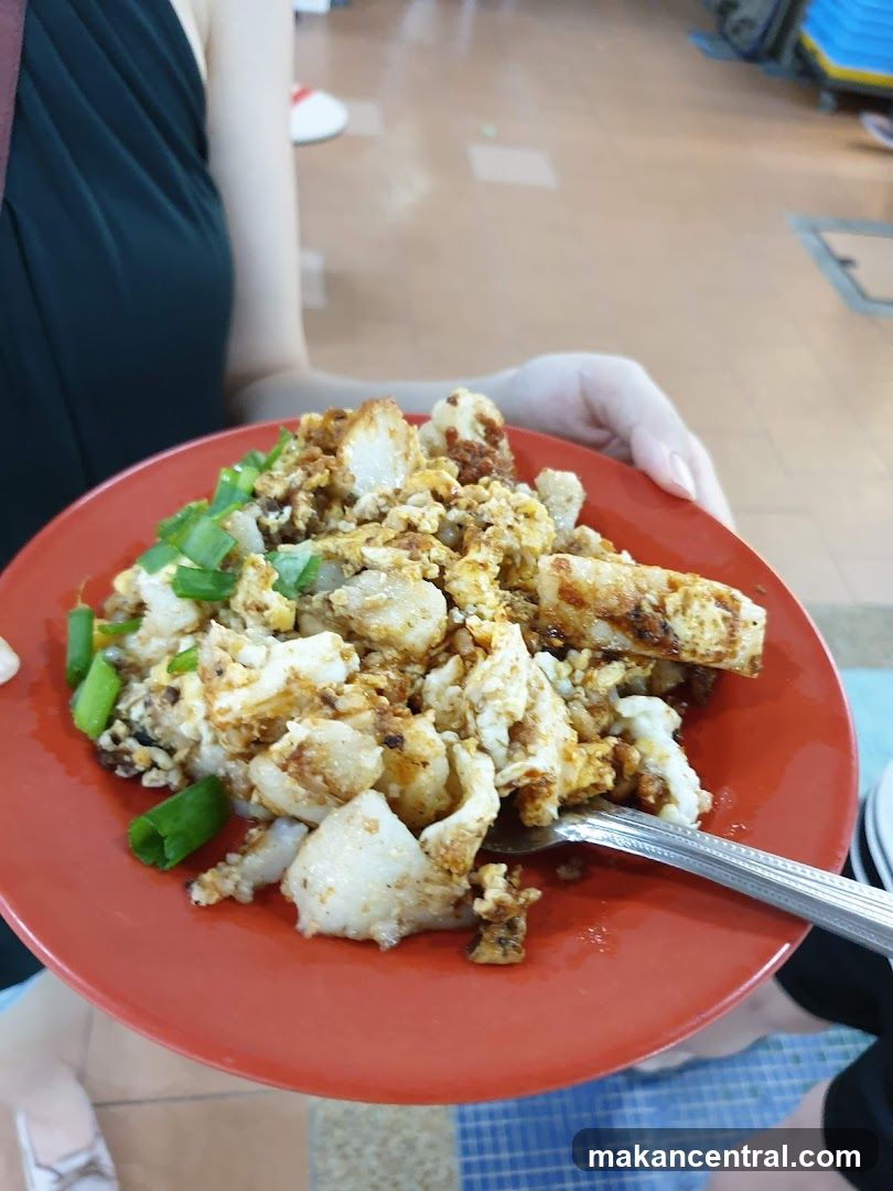 Plate of Fried Rice Noodles