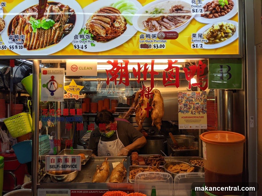 Food Stall with Roasted Ducks