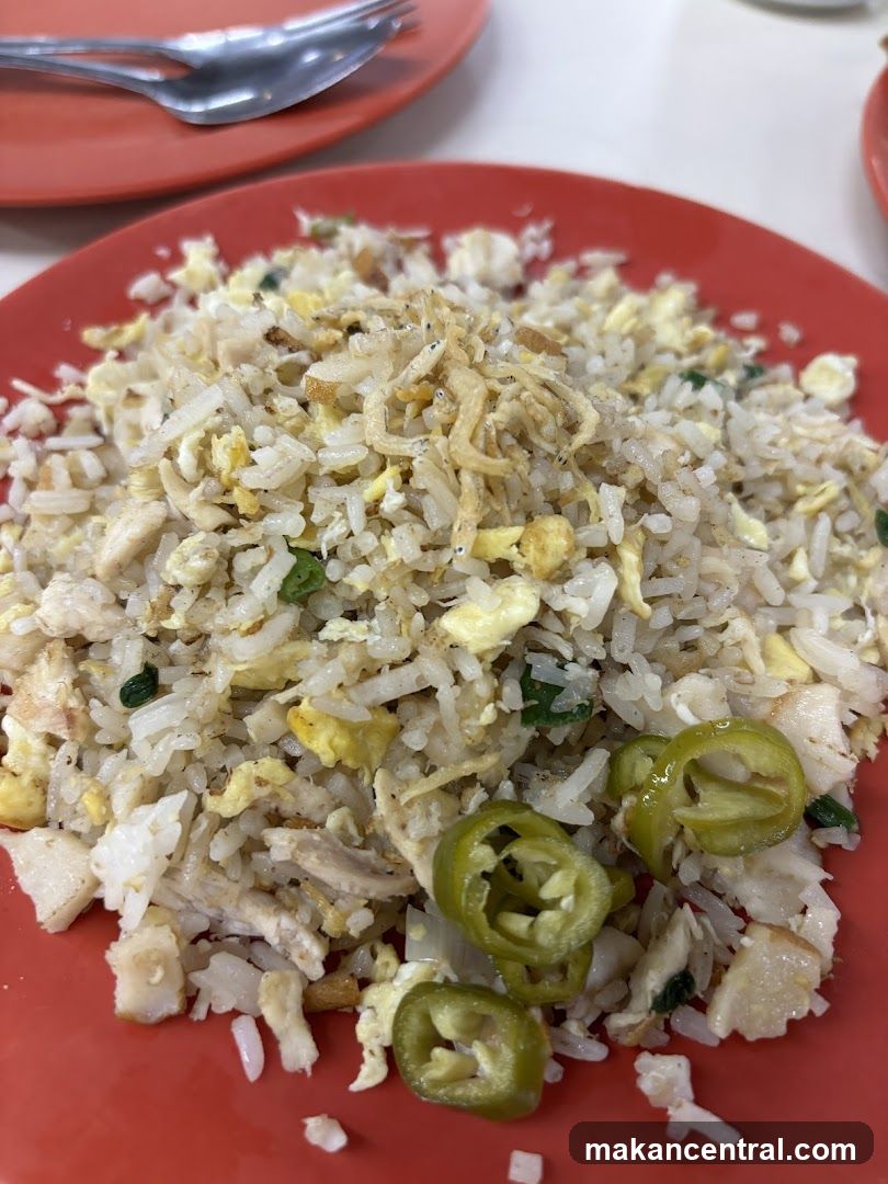 Fried Rice with Chicken and Jalapenos