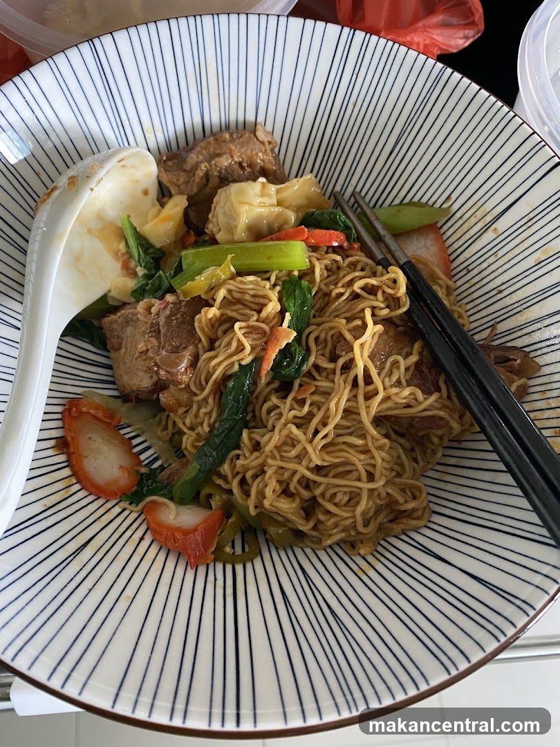 Noodles with Meat and Vegetables