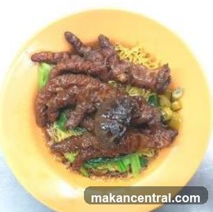 Braised Chicken Feet Noodles