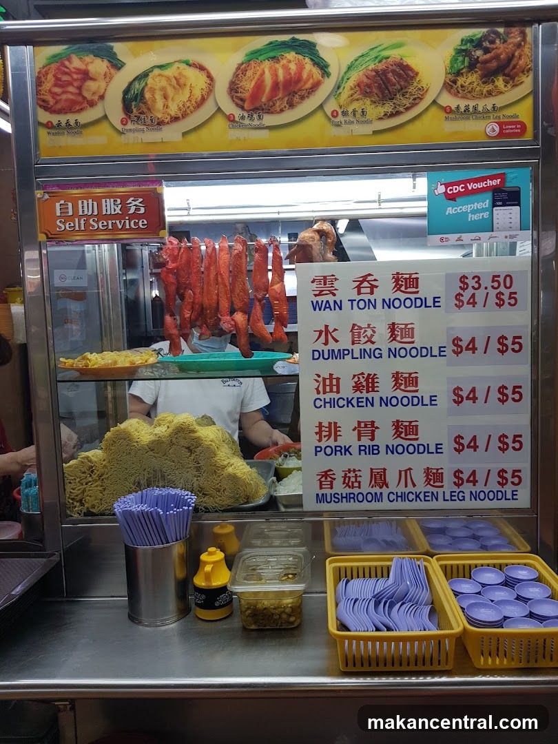 Noodle Menu