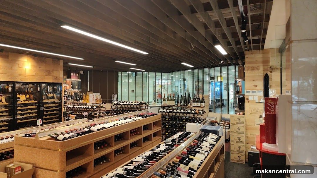 Wine store interior