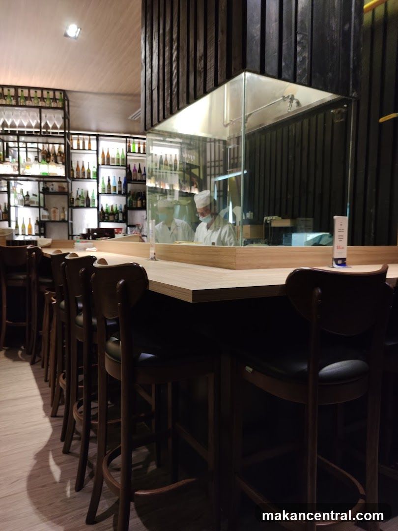 Restaurant Interior with Sushi Bar