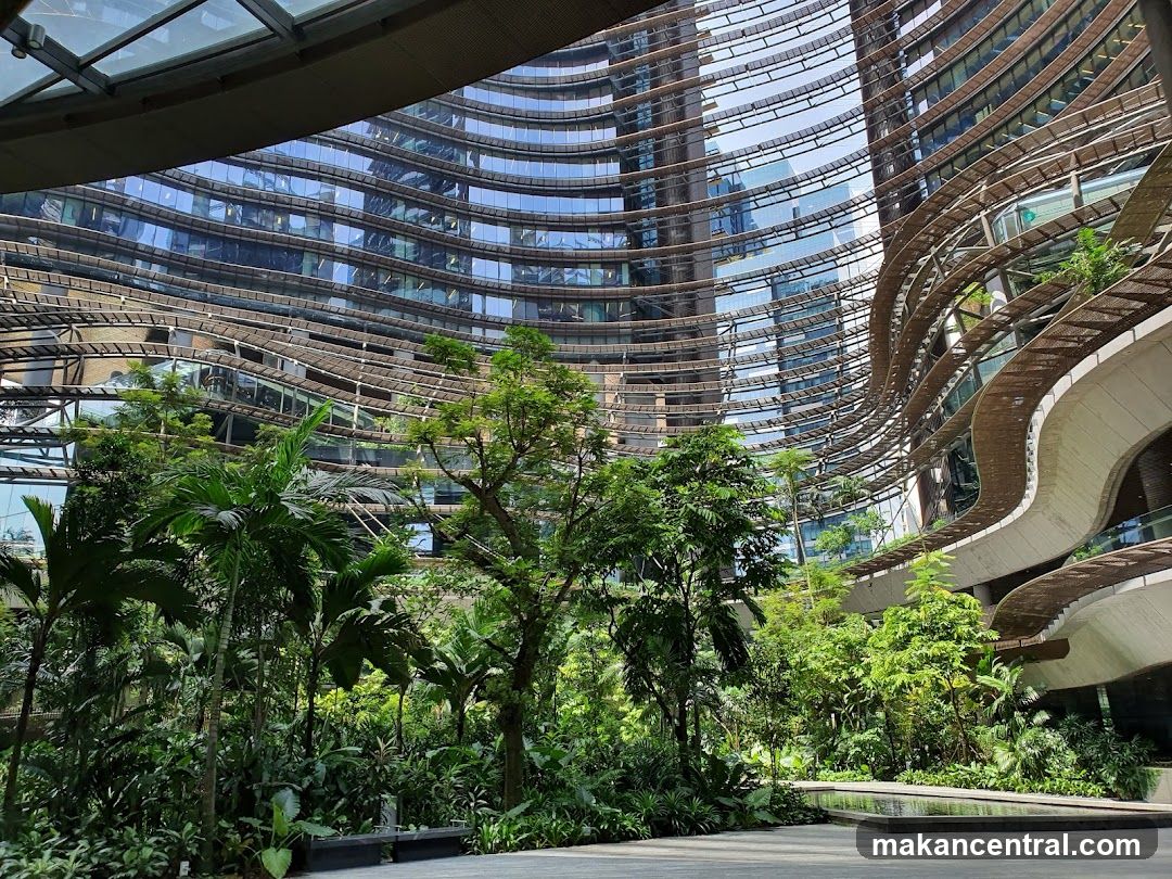 Modern Architecture with Lush Greenery
