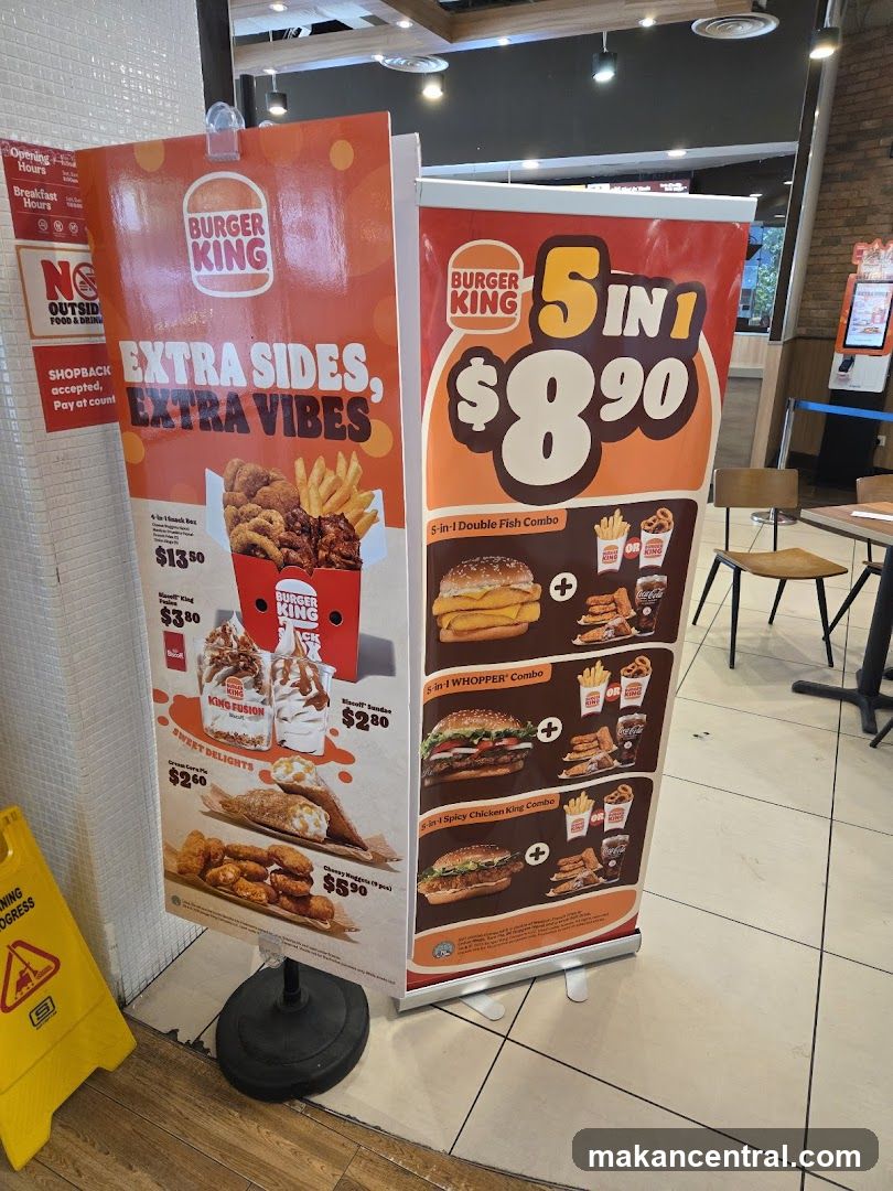 Burger King promotional banner