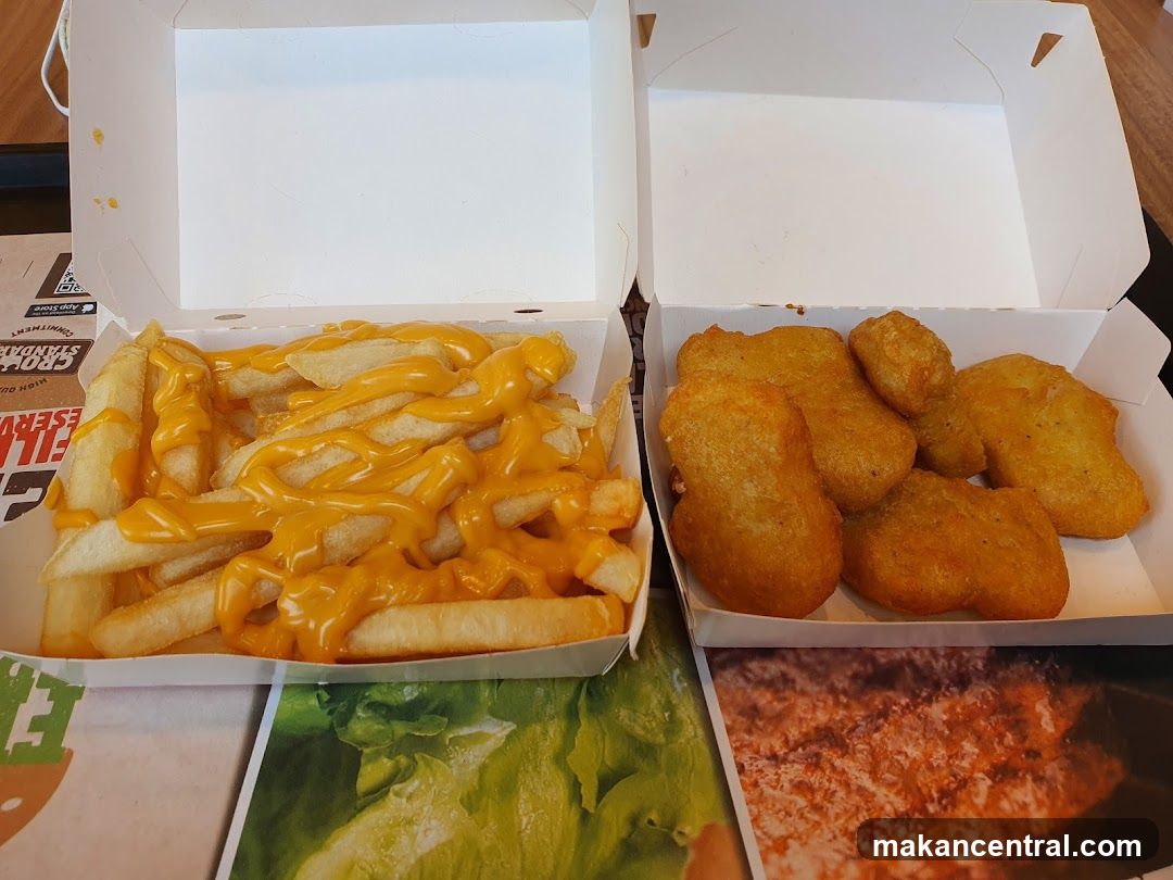 Cheese Fries and Chicken Nuggets