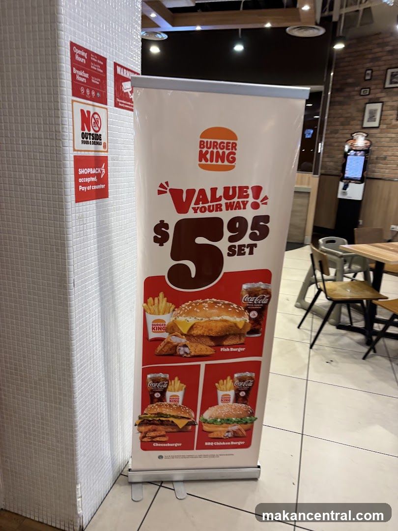 Burger King Value Set Promotion