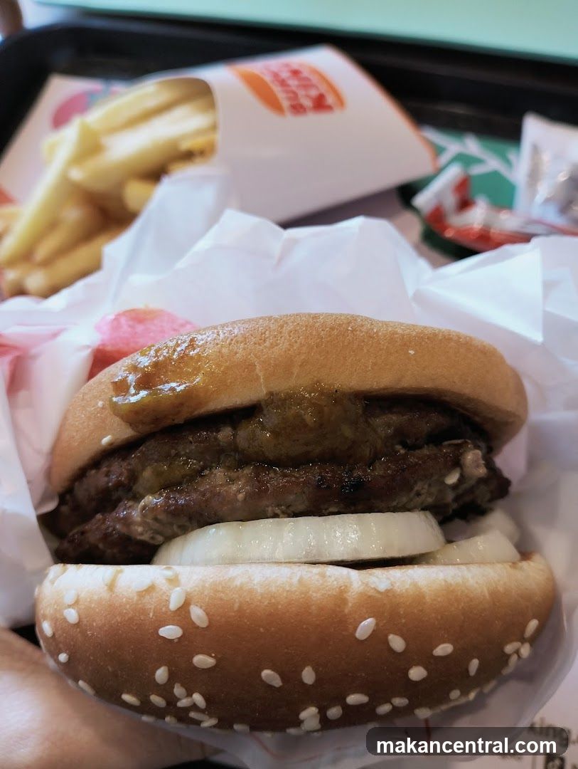 Burger and Fries