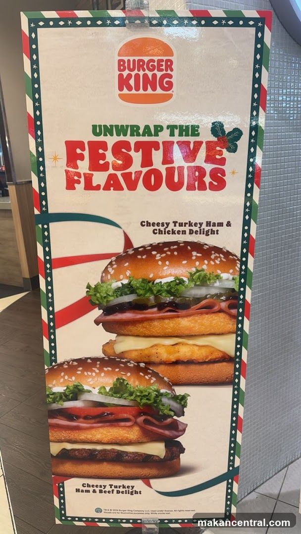 Burger King Festive Flavours Advertisement