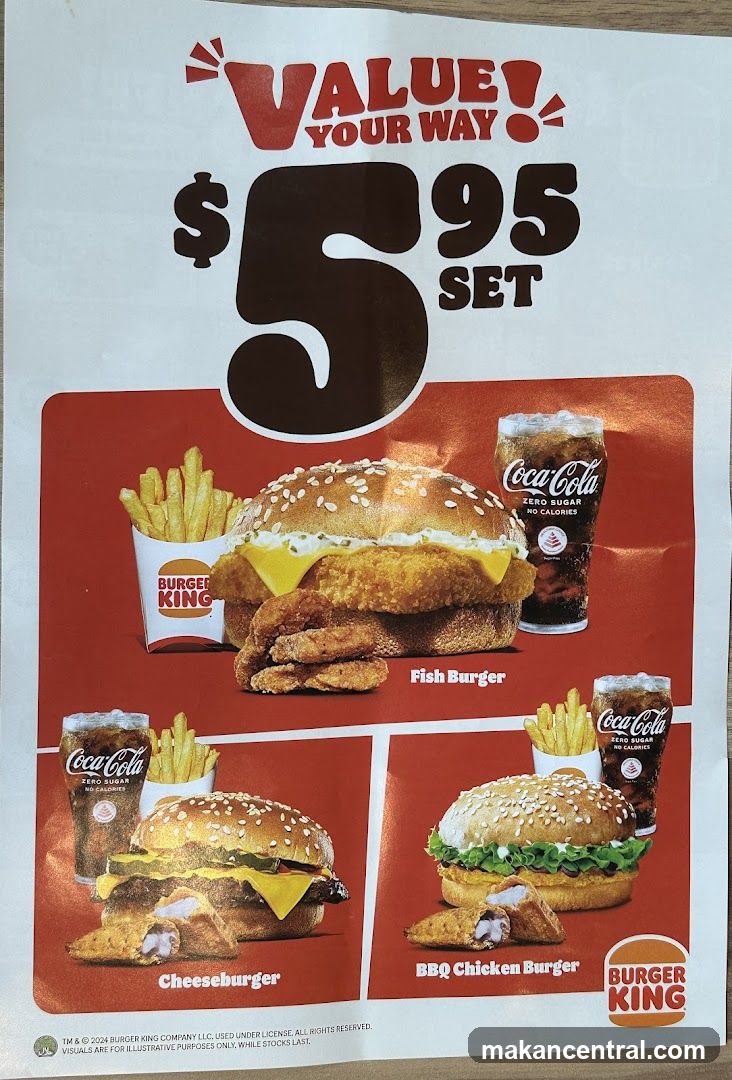 Burger King Value Set Promotion