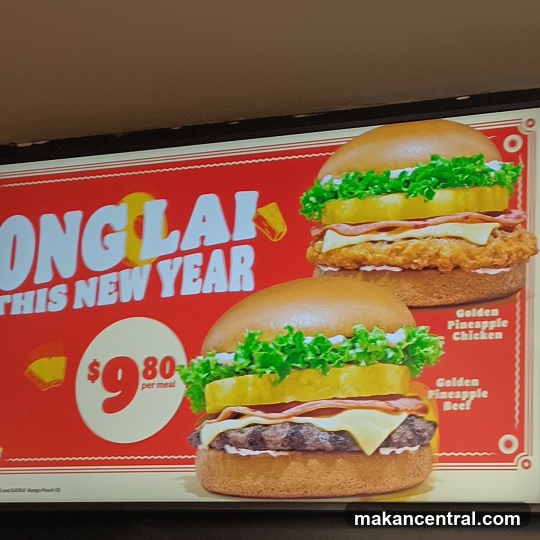 New Year Burger Promotion