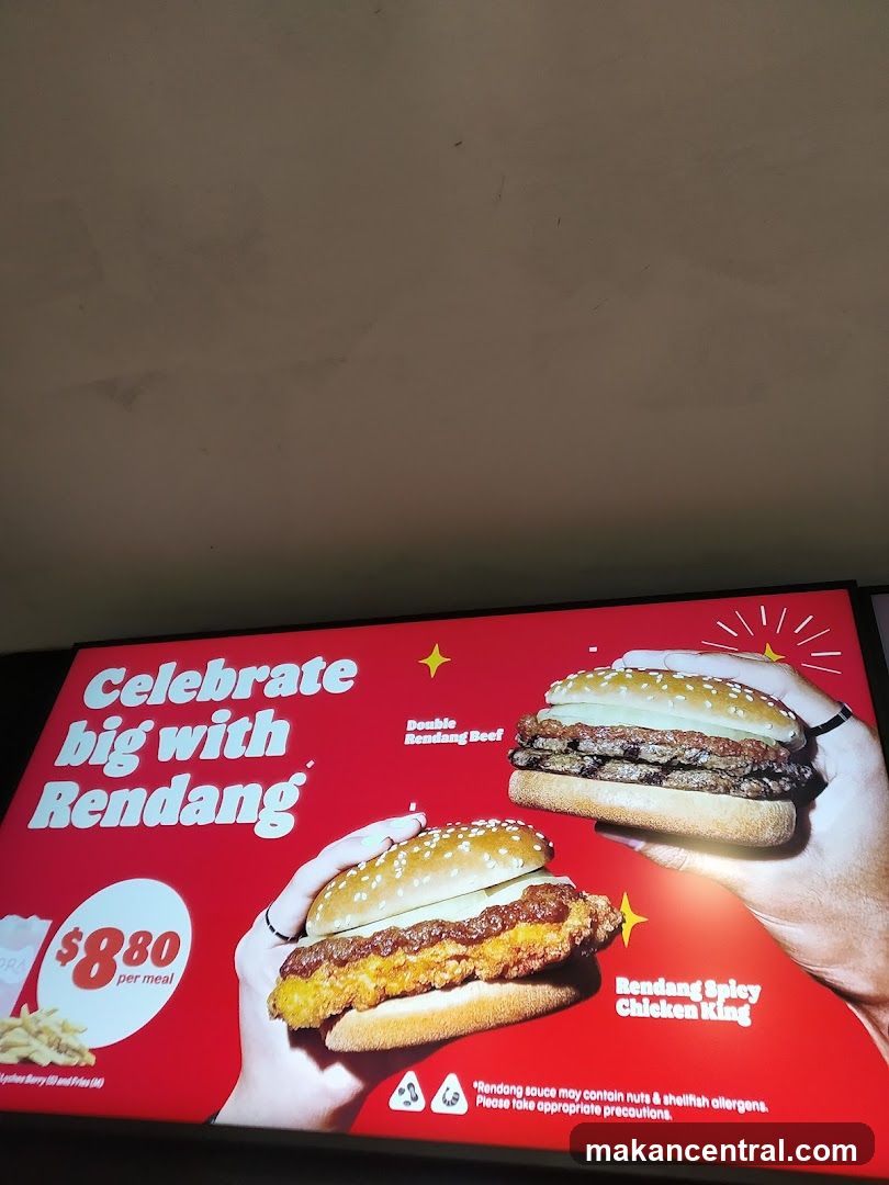 Rendang Burger Promotion