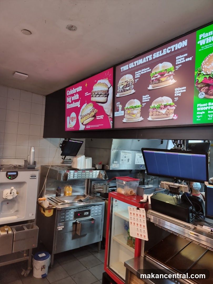 Fast Food Menu Display