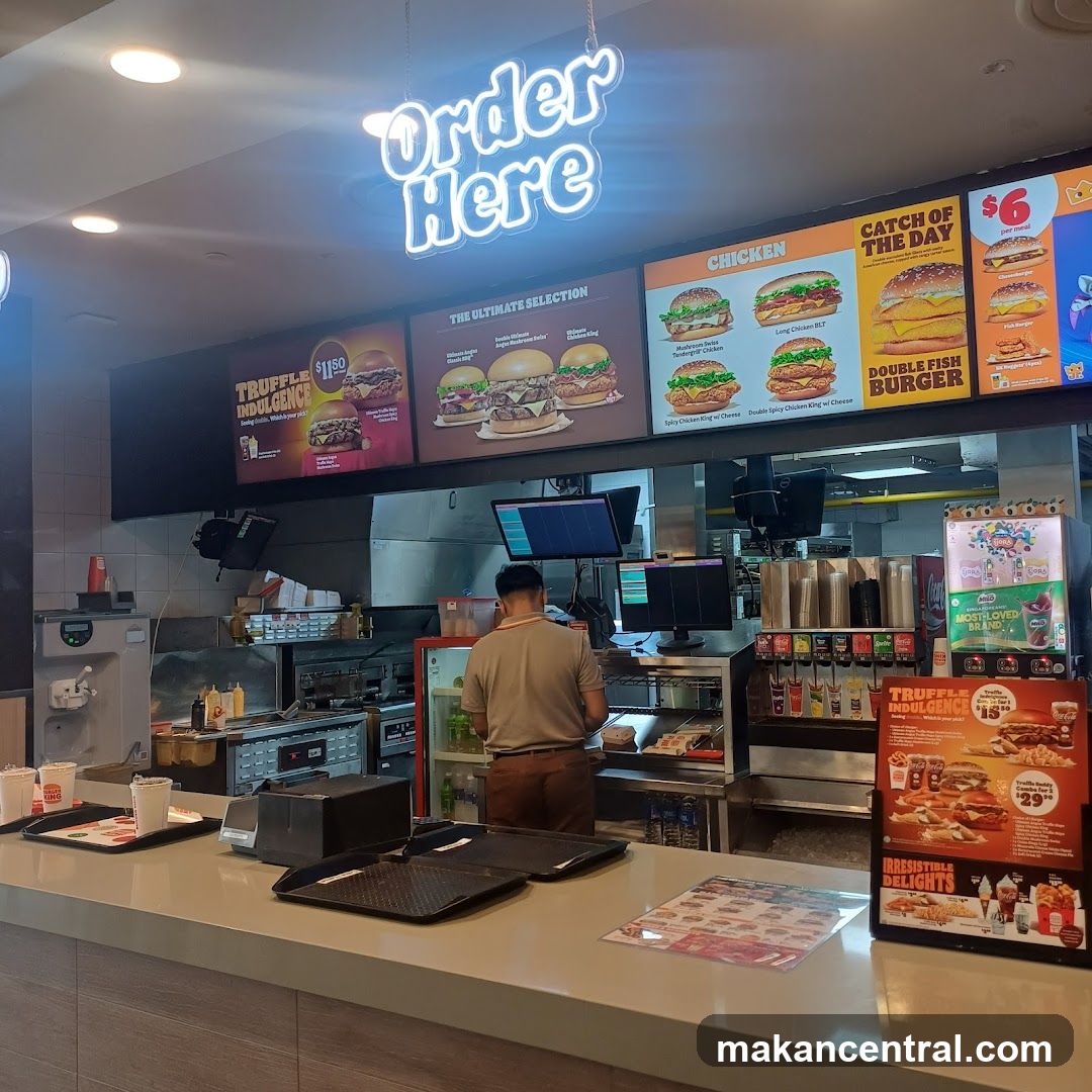 Fast Food Restaurant Counter
