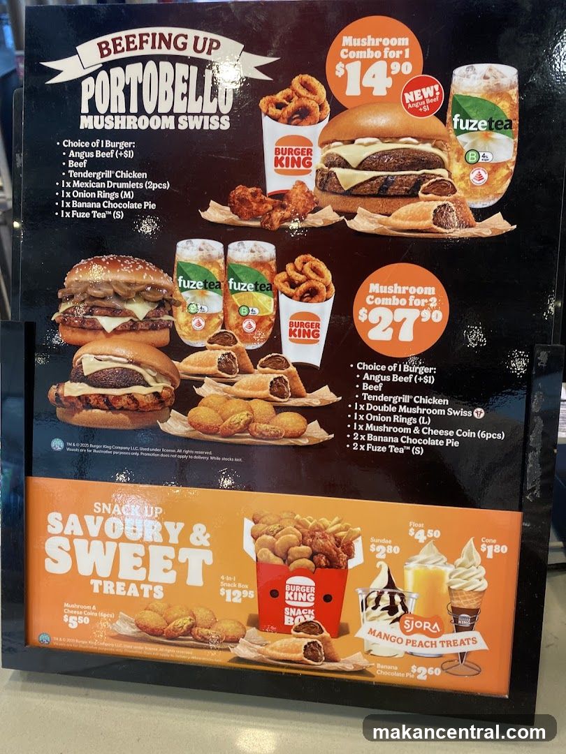 Burger King Menu