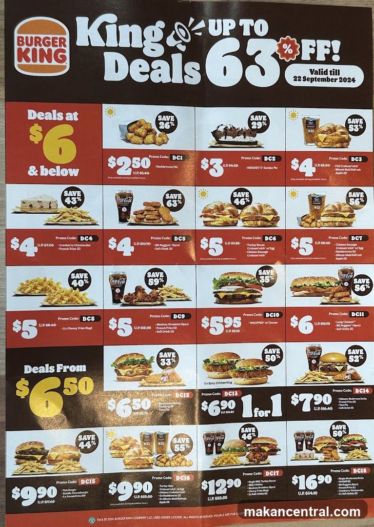 Burger King Deals