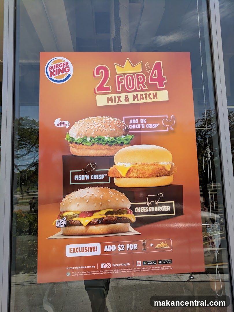 Burger King 2 for $4 Mix & Match Promotion